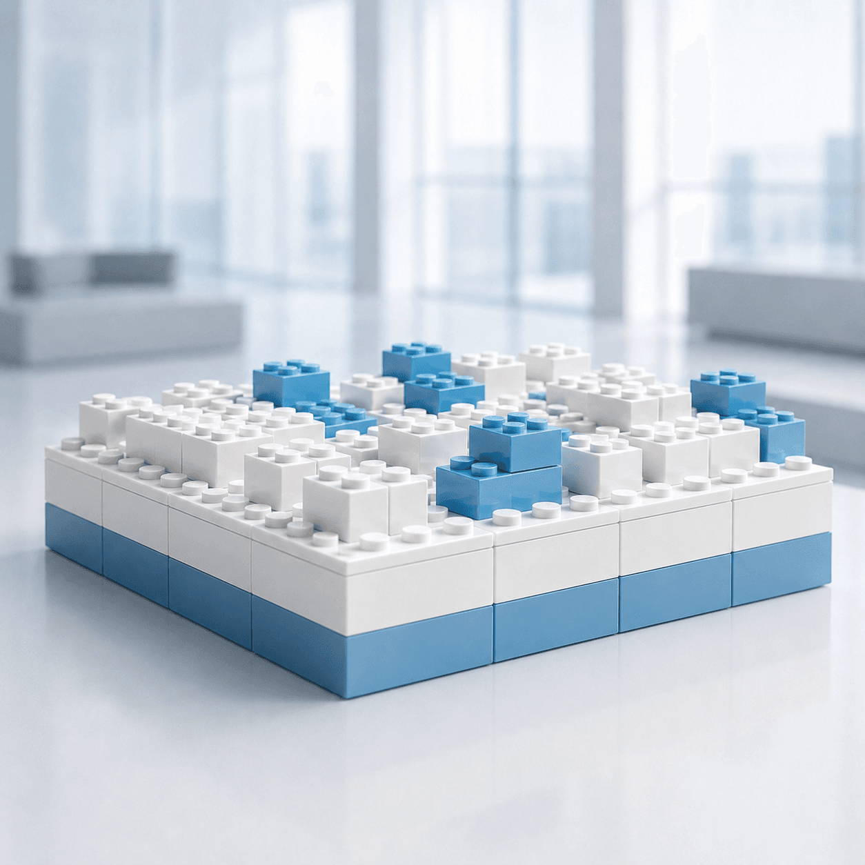 Lego Hero, Plattformen als Bausteine