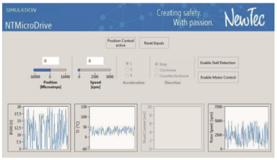 Grafic User Interface - NTMicroDriveSafetySoftware